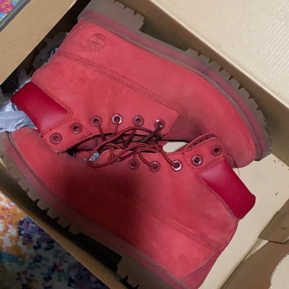 Timberland red boot